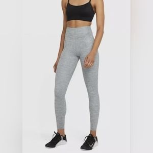 Nike Pants Womens Adult Large Gray Tight Legging One LuxeTraining Ladies